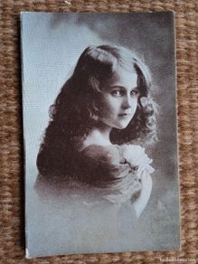 Postais: NIÑA - PUBLICIDAD CHOCOLATE AMATLLER MARCA LUNA